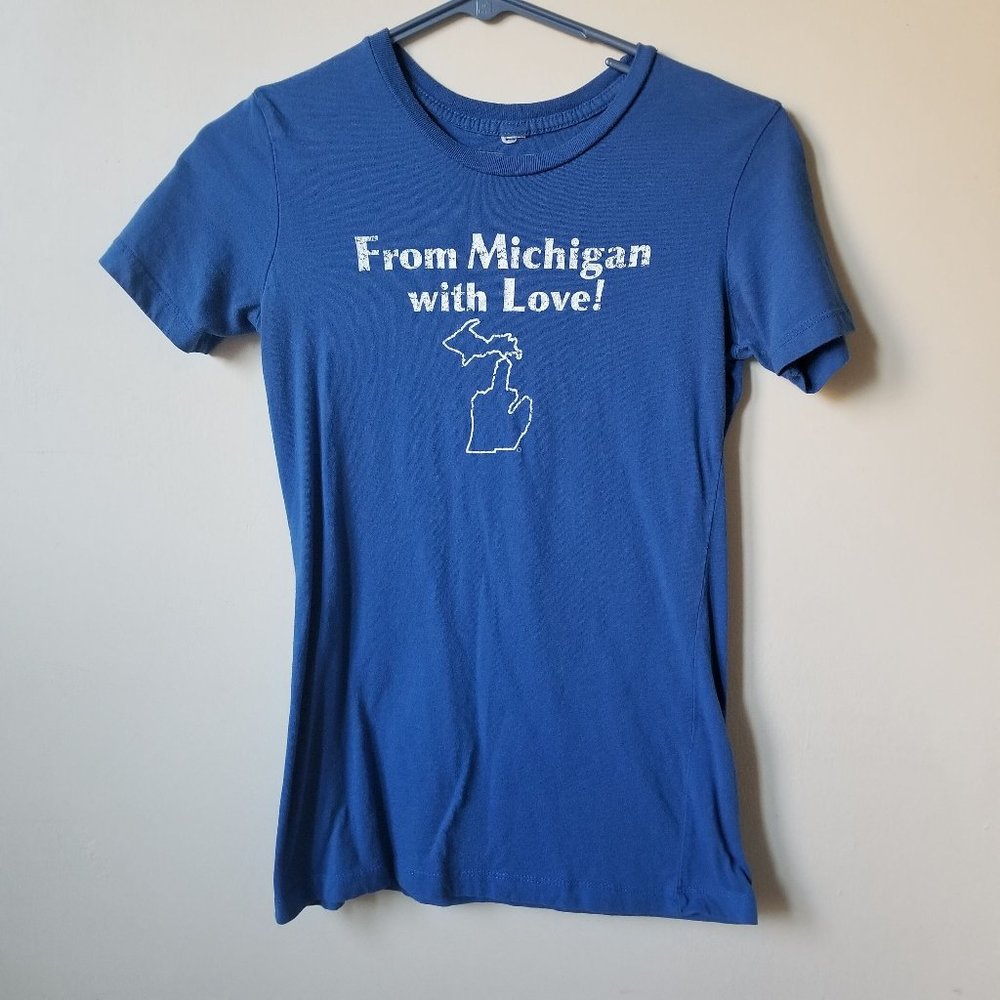 Michigan Blue Tee
